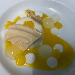 A picture of Coconut Rosewater Panna Cotta.