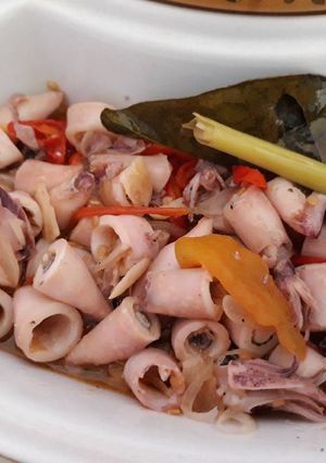 Foto resep Tumis cumi asin