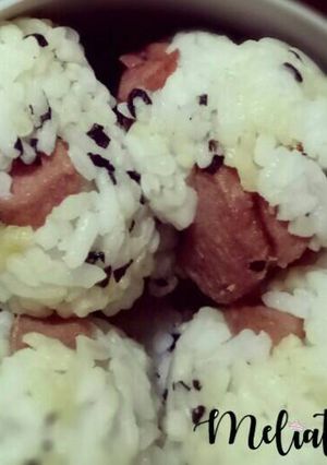 Foto resep Rice Ball Nori Sosis (praktis)