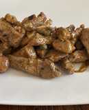 Cerdo con orégano al wok