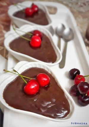 A picture of Chocolate pudding.