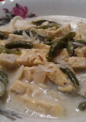 Foto resep (48).Jangan Ndeso a.k.a lodeh tempe lombok ijo