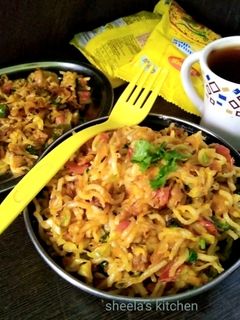 রুটি ম্যাগি নুডলস (roti maggi noodles recipe in Bengali) রেসিপির প্রধান ছবি