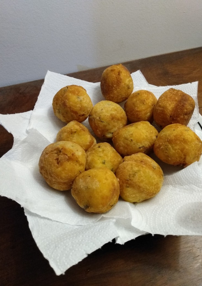 Una foto de Bombas de papa soufflé