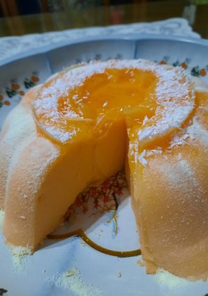 Una foto de Postre de naranja en licuadora (riquísimo, fácil)