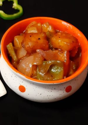 चिल्ली पनीर (Chili paneer recipe in Hindi) रेसिपी मुख्य फोटो
