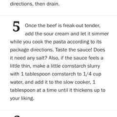 Beef Stroganoff A picture of Beef Stroganoff.