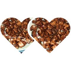 A picture of Caramel bread, popcorn recipe (easy bread popcorn) (bread snack)🍞.