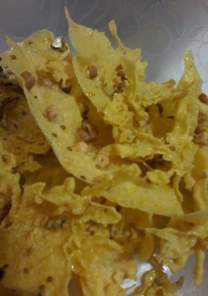 Foto resep Peyek Kacang Teri Simple