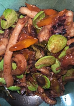 Foto resep Tumis Cumi Petai