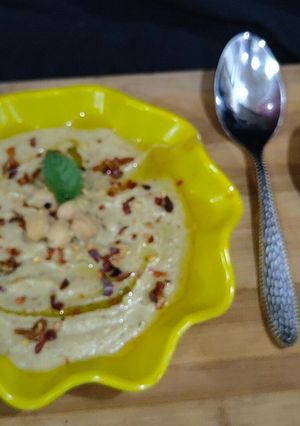 A picture of Chickpea हम्मस ❤️.