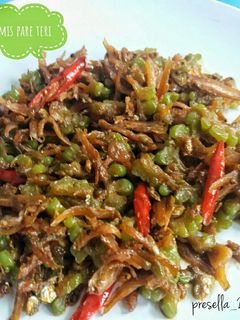 Foto resep Tumis pare teri