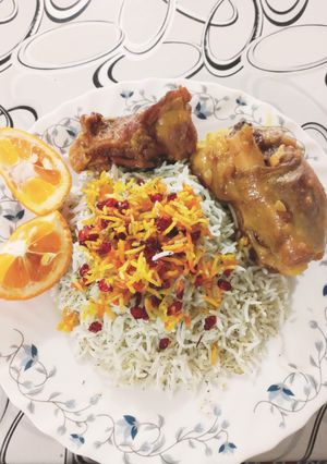 عکسی از دستور چلو ماهیچه لذیذ🤤