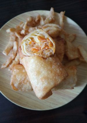 Foto resep Kulit lumpia isi bihun