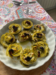 Una foto de Alcachofas al horno