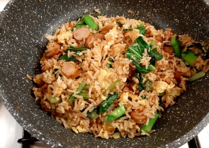 Nasgor pedes sayur sosis (#420)