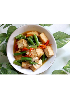 Foto resep Buncis Tahu Pedas Manis