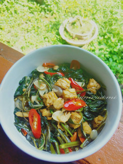 Foto resep Tumis kangkung tempe