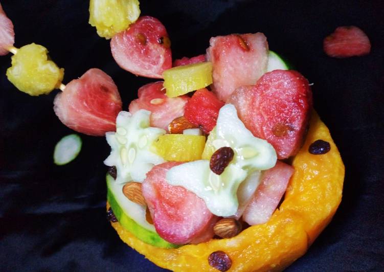 Recipe: Yummy Paw-paw fruits salad bowl This is Secret Recipe  From Homemade !!