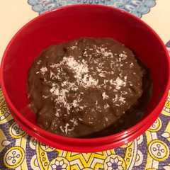 Una foto de Arroz con leche chocolatada 😋