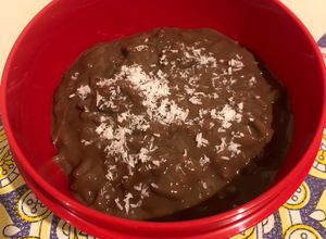 Una foto de Arroz con leche chocolatada 😋