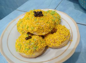 Foto resep Donat sederhana takaran sendok, tepung Protein rendah, no kentang, no susu