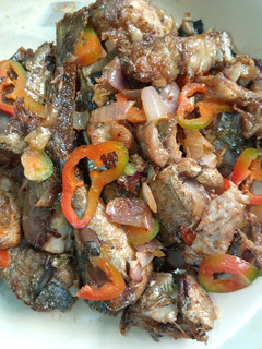 A picture of Spicy Fried fish.
