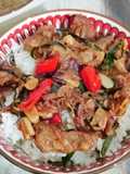 1091. Spicy Sliced Beef Aromatic Rice Bowl