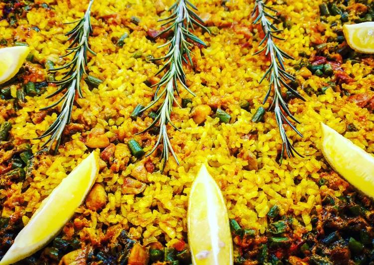 Easiest Way to Serve Yummy Paella Valenciana (Tradicional Valencian Paella)