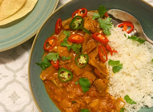 A picture of Jamaican Jackfruit Curry.