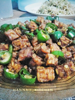 Foto resep Tempe kecap cabe hijau