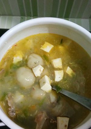 Foto resep Cilok goang isian ayam pedeas