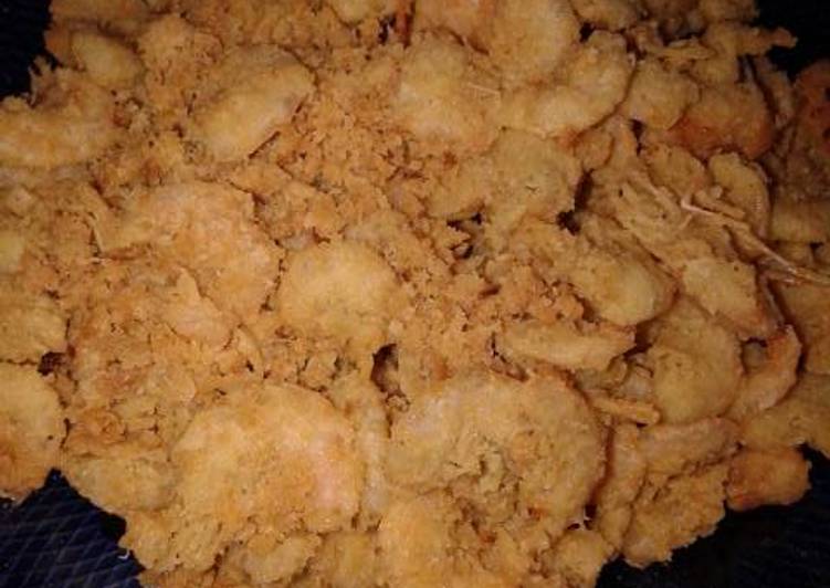 Cara Gampang Menyiapkan Udang goreng crispy Anti Gagal