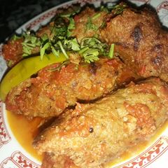 A picture of Seekh kaabaab karaae.