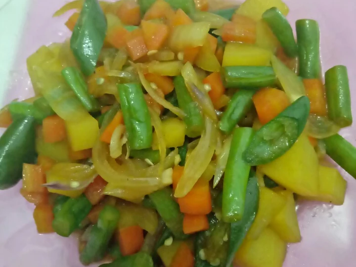 Cara Gampang Membuat Resep Tumis sayur pelangi yang Bisa Manjain Lidah Anti Ribet, Lezat
