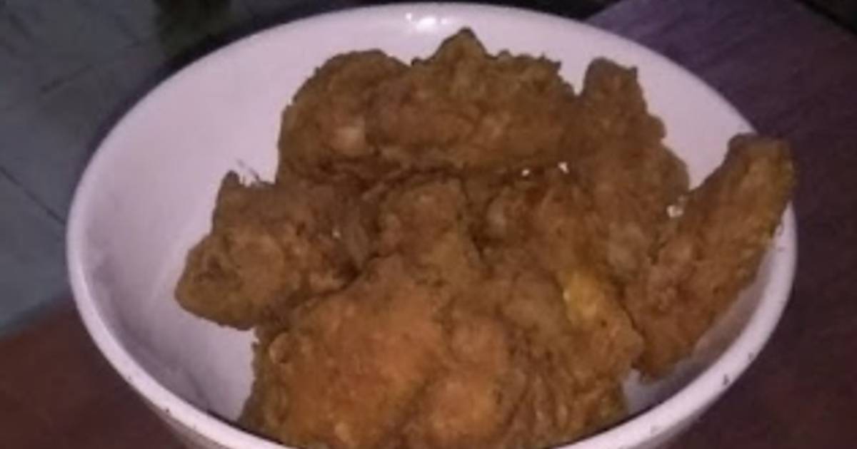 Alitas de pollo tipo kfc fáciles Receta de Jimena Cabrera- Cookpad