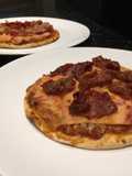 Pizza de salmón