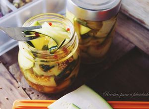 Foto de Pickles de Curgete e Cebola