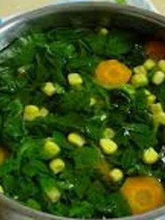 Foto resep Sayur bening bayam wortel