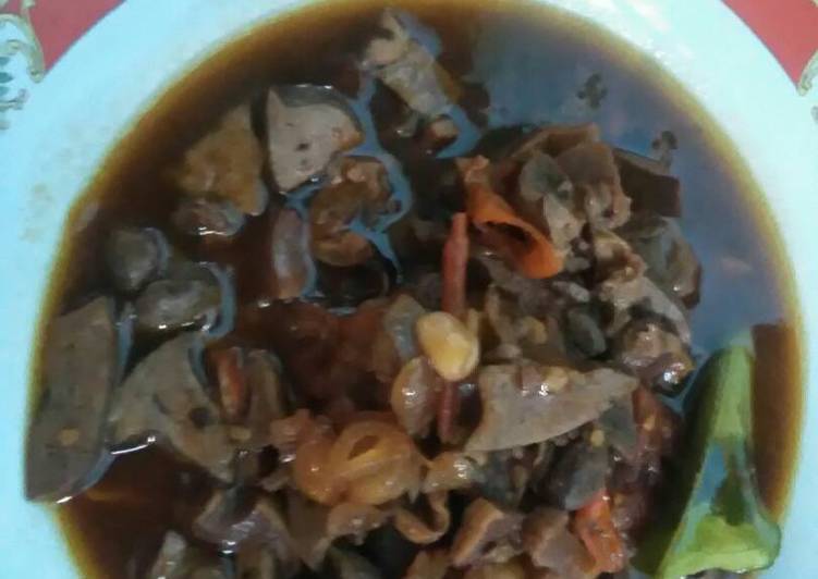 Cara Gampang meracik Asam manis pedas ati ampla yang Menggugah Selera