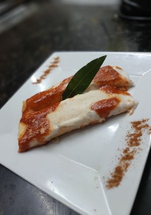 Una foto de Canelones de carne, jamón y queso ¡o lo que quieras!🌯