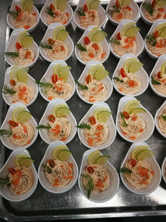Una foto de Mousse de salmón