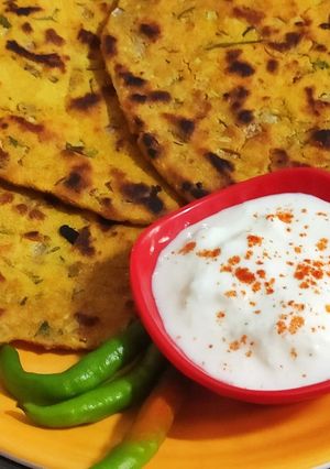 A picture of Barley ka spicy chilla.