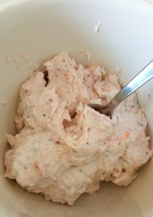 Une photo de Mousse de saumon