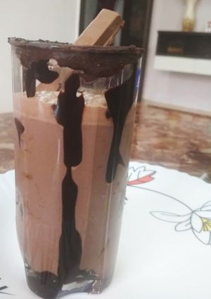 A picture of Choco Nutella Shake.