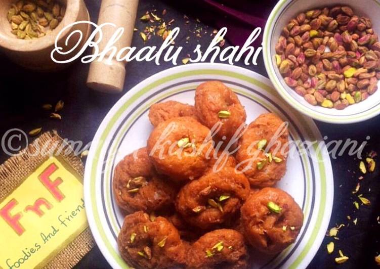 Recipe of Favorite Bhaalu shahi #Foodies&amp;Friends