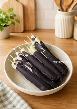 Foto resep Es Lilin Pisang Lapis Coklat