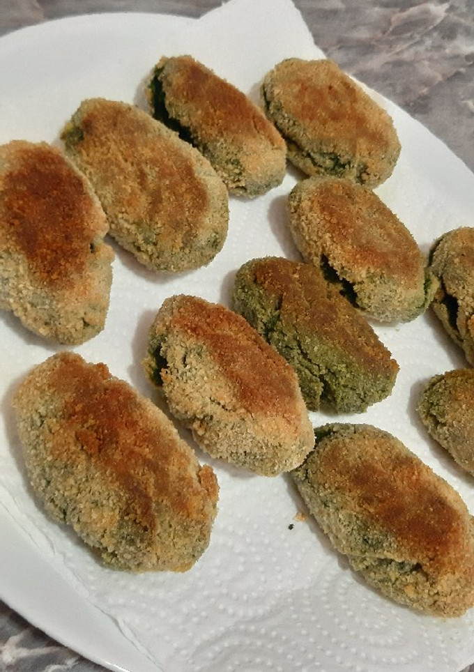 Una foto de Croquetas de brócoli y espinaca