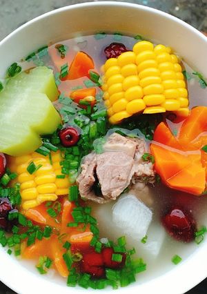 Hình của món Canh củ quả(canh ngũ sắc).