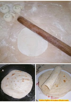 Foto di Piadine con esubero di lievito madre